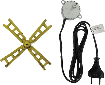 Ferrari & Arrighetti Kit per Realizzare Mulino a Vento per Presepe, Plastica E M - Immagine 1 di 4