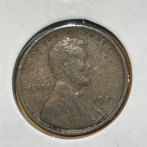 1909 1C Lincoln Cent BN F3797 - Picture 1 of 2