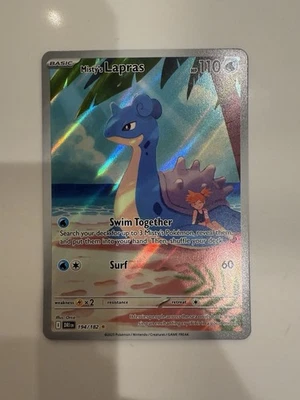 Pokémon TCG Misty's Lapras Destined Rivals 194/182 Illustration Rare - Image 1 of 2