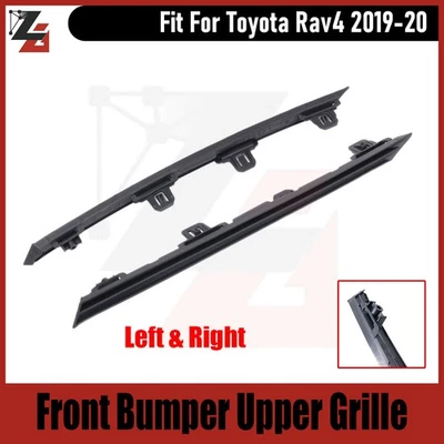 For Toyota RAV4 Prime 2019-2024 Grille Trims Driver And Passenger Side Pair - Image 1 of 4
