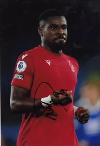Football - Serge Aurier - Hand Signed A4 Photograph - Nottingham Forest- COA - Picture 1 of 1