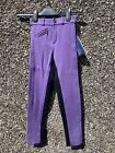 Legacy - Childs Equestrian Riding Pants Breeches / Size 20” New!! Purple RRP £17