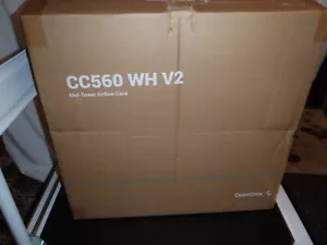 Deepcool Cc560 V2 White Mid Tower Tempered Glass Pc Gaming Case - Picture 1 of 5