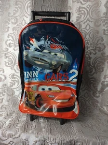 Cars 2 Suitcase New Without Tags Childs Pull Along Case - Picture 1 of 4