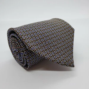 Corbata de seda polo ralph lauren 55l para hombre negra roja geométrica hecha en EE. UU. - Imagen 1 de 5