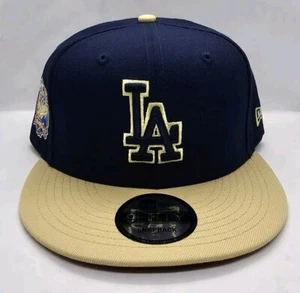 NEW ERA 9FIFTY SNAPBACK HAT. MLB. LOS ANGELES DODGERS. OCEAN BLUE. - Picture 1 of 7