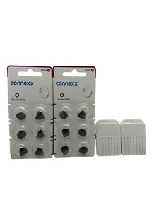 TruHearing 6 & 7 RIC 3.0 Eartips Size 12mm Tulip & 3.0 Nanocare filter (2 pack) - Picture 1 of 9