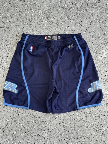 ADIDAS NBA AUTHENTICS UTAH JAZZ SWINGMAN SHORTS MEN'S SIZE LARGE Cover