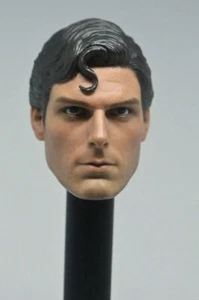 1:6 Scale Superman Christopher Reeve Male Head Sculpt Fit 12" Soldier Figure - Picture 1 of 6