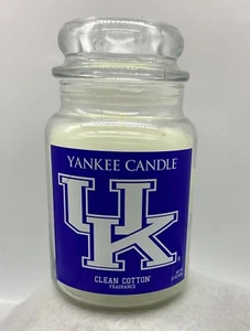 Yankee Candle Company Retired UK Wildcats College Football Candle NEW - Picture 1 of 12