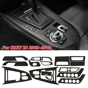 Passgenau Kohlefaser Optik Interieurleisten Set für BMW Z4 E89 2009 2016 - Picture 1 of 5
