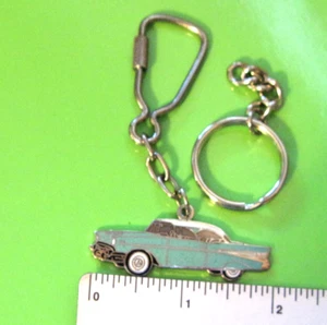 '57 1957 CHEVROLET Belair - key chain , keychain GIFT BOXD tq/white? lt. bu/wh? - Picture 1 of 6