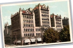 Postcard Baptist Church Auditorium Temple White Border Los Angeles California - Bild 1 von 2