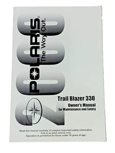2008 Genuine Polaris Trail Blazer 330 4X4 ATV Owners Manual Guide Book OEM - Picture 1 of 6
