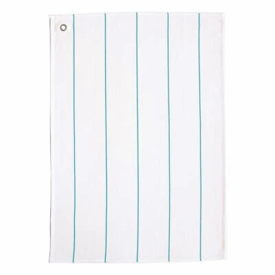ASA Selection Textil Geschirrtuch Streifen Schmal Geschirr Tuch Weiß Türkis 50cm - Bild 1 von 2