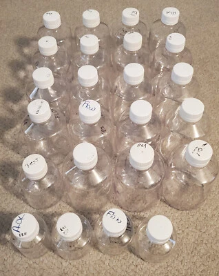 Nalgene 1,000 (19), 500 (1), 250 (4) ml Wide Mouth Round Bottles with Caps - Image 1 of 3