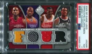 PSA 7 NEAR MINT 2009 SP GAME USED MOURNING SHAQ OLAJUWON ROBINSON /199 JERS B205 - Picture 1 of 1