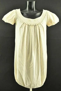 DAY Birger et Mikkelsen Womens Beige Tunic Short Sleeve Shirt Dress Cotton 36  - Picture 1 of 9