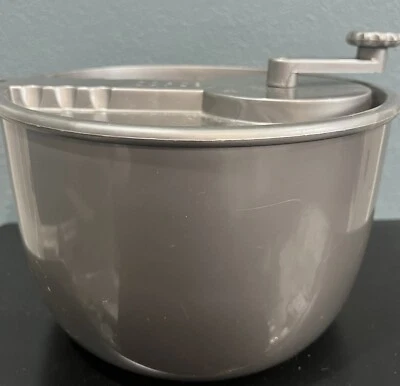 COPCO Grande Gris Ensalada Spinner Tapa Blanca Sam Lebowitz Hecho en EE. UU. De Colección Foto 1 de 4