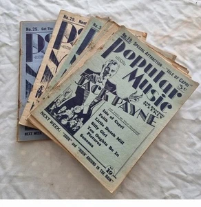 Popular Music and Dancing Weekly 1934-1935, Issue 19-34 / 20 Issues - Imagen 1 de 5