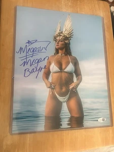 AEW Megan Bayne 11x14 JSA handsigniertes Foto SEHR SELTEN - Bild 1 von 1
