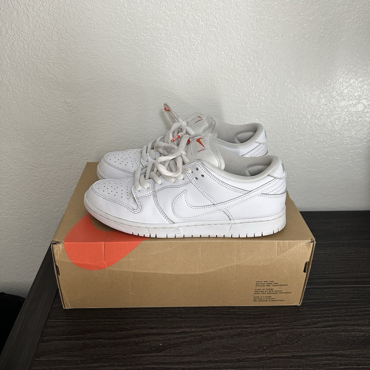 Nike Dunk Low Triple White | eBay