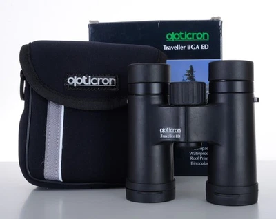 Opticron 8x32 Traveller BGA ED Binoculars Ex-Display - Image 1 of 4