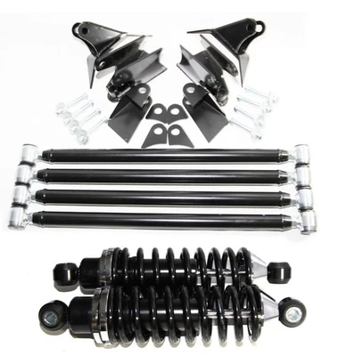 Suspensión trasera triangulada de 4 eslabones con coilover de 250 libras para Ford Chevy GMC 28-40 Foto 1 de 4