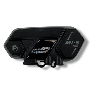 M1-S Pro Motorcycle Intercom 10 Riders Group 2000m Helmet Headset Bluetooth 5.4 - Picture 1 of 3