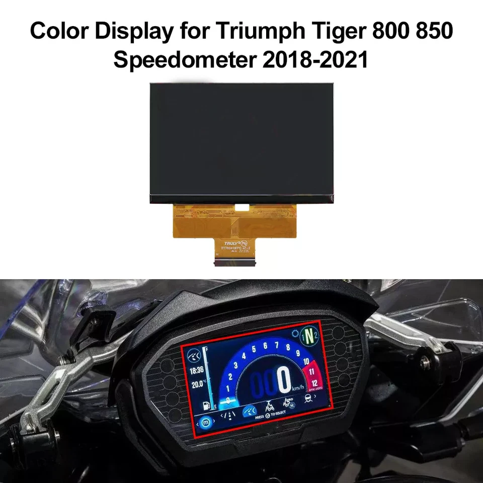 Tela sem luz de fundo para TRIUMPH SPEED TRIPLE S RS 800 1200 2018-2021 - Imagem 1 de 4