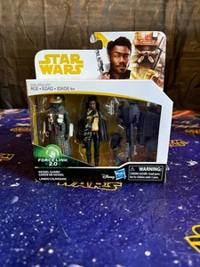 STAR WARS -Hasbro Force Link 2.0 Lando Calrissian & Kessel Guard confezione da 2 pezzi NUOVI!!!! - Foto 1 di 7