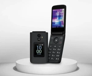 TCL FLIP3 16GB Verizon Flip Phone Stone Gray Verizon Unlocked - Afbeelding 1 van 2