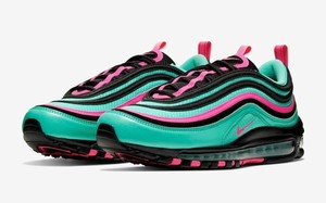 blue pink and black air max 97