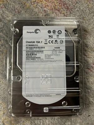 Seagate HDD Cheetah St3600057FC 15k.7 600GB 9FN004-08 3.5in New In Box FREE SHIP - Image 1 of 4