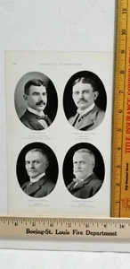 Notable St. Louis Men of 1900 Photos FURNITURE MEN Wempner Straus Boeker B7 - Picture 1 of 7
