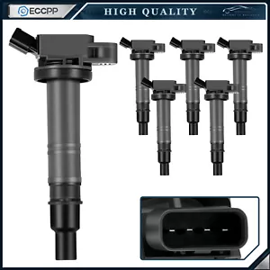 ECCPP 6 Ignition Coils For 2005-2015 Toyota Tacoma 2005-2010 Tundra 4.0L V6 - Picture 1 of 6