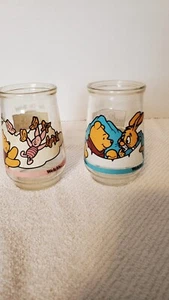 Welch's Jelly Glass Assortment Set/8 Pooh Muppets Flintstone Tweety Bugs Tom/Jer - Picture 1 of 13