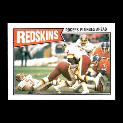 George Rogers 1987 Topps Washington Redskins #63 R326G 1 - Image 1 of 2
