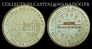 Ficha Turístico Val De Loire. Castillo De Cheverny. 1999. Ref:41CHE1 / 99 - Imagen 1 de 1