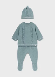COMPLETO MAGLIA GHETTINA CAPPELLO NEONATO MAYORAL 2511 02511 71 ORIGINAL AI 2025 - Picture 1 of 3