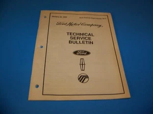 Boletín de servicio técnico de Ford 22 de enero de 2001 - Imagen 1 de 5