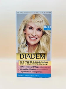 Schwarzkopf Diadem 3in1 Plfege Color Creme#703 Platin Blond Coloration *NEU* - Bild 1 von 5
