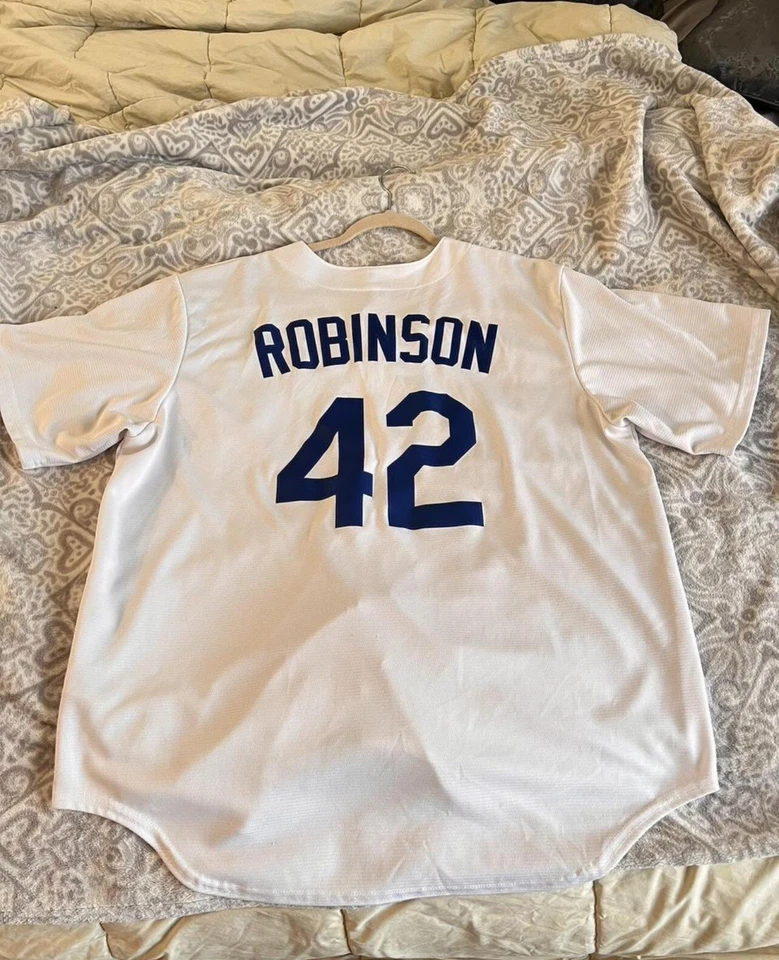 Brooklyn Dodgers Jackie Robinson #42 Nike2023 MLB Cooperstown Collection Jersey - Image 1 of 4