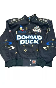 JH design rare vintage donald duck nascar disney black 2004 daytona 500 - Picture 1 of 3