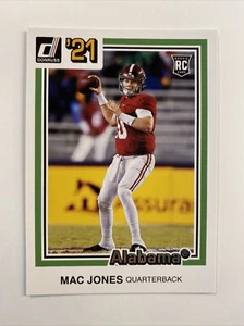 Mac Jones RC Donruss '21 Draft Picks Alabama/Patriots Rookie Card #40 - Picture 1 of 6