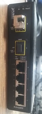 Planet Technology Industrial Ethernet Switch IGS-620TF. *READ⬇️* - Image 1 of 4