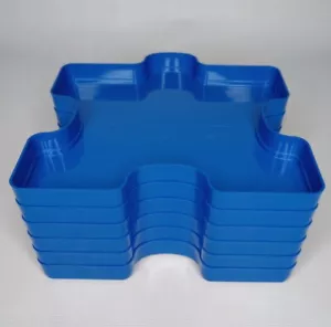 Ravensburger Sort&Go Stackable Jigsaw Puzzle Sorting Trays Set of 6 - Picture 1 of 6