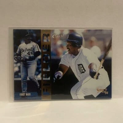 #233 Cecil Fielder Detroit Tigers 1994 Score Select Baseball Card HJ - Image 1 of 2
