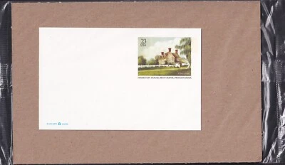 Scott #UX406 Harriton House PA 23c Stamped Entire Envelope - Image 1 of 2