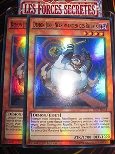 YU-GI-OH! SR DEMON JINN NECROMANCIEN DES RITUELS X 2 (PLAYSET) THSF-FR038 ED1 - Picture 1 of 1